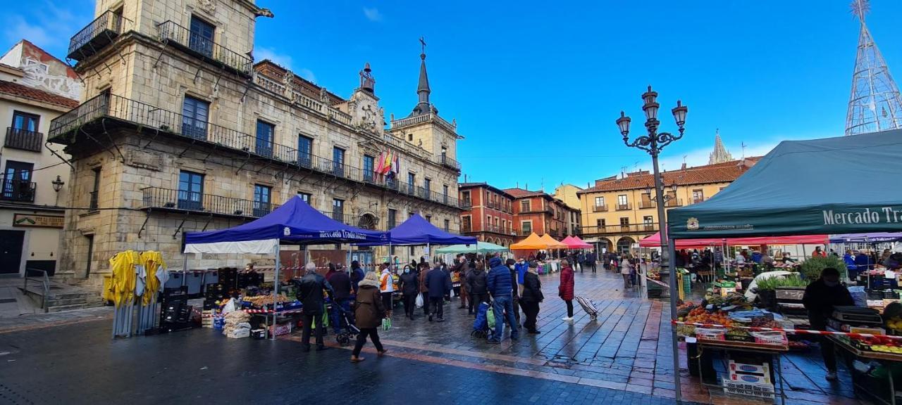 Www Sanmartinplaza Es En El Corazon Del Casco Historico Daire León Dış mekan fotoğraf